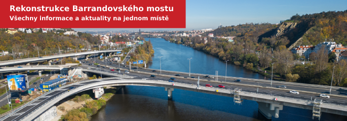 Barrandovský most - oprava